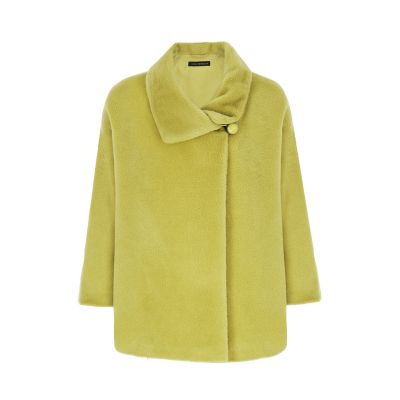 Płaszcz 6516 (Rozmiar: 40, Kolor: żółty)