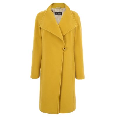Płaszcz 6602 (Rozmiar: 38, Kolor: żółty)