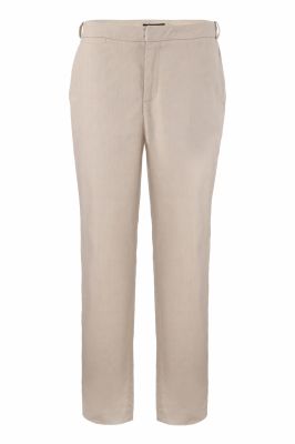 Lniane spodnie (Kolor: kremowy, Rozmiar: 36)