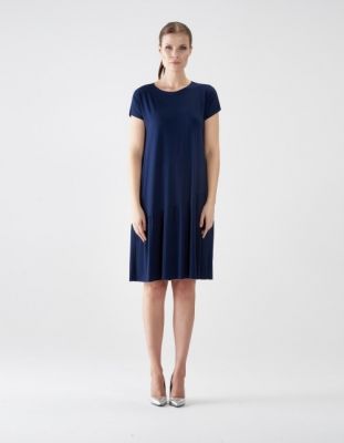 Sukienka su131 (Kolor: niebieski, Rozmiar: Uniwersalny)